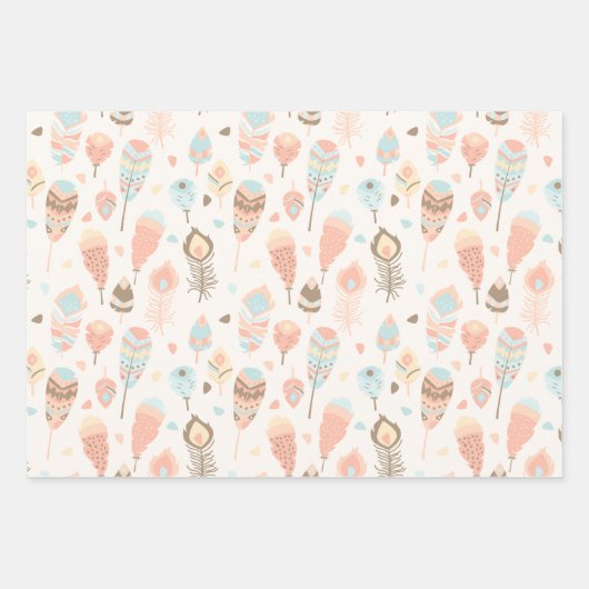 19 Zoll x 29 Zoll Papierblätter, Matte Geschenkpapier Set (Vorderseite 3)