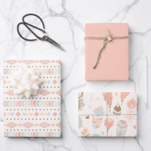 19 Zoll x 29 Zoll Papierblätter, Matte Geschenkpapier Set (Vorderseite)