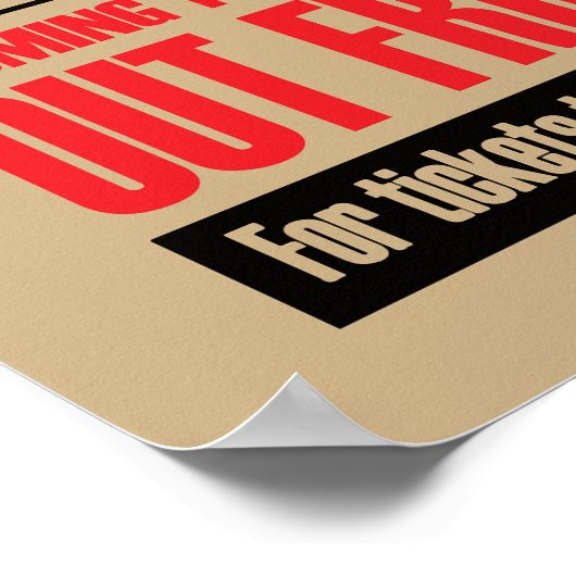 19D Cav Scout, Concert Style Poster (Ecke)