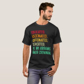 19K M1 Abrams Armor Crewman. Erziehtes geimpftes C T-Shirt (Vorne ganz)