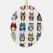 19Owls und 1Cat Keramikornament (Rechts)