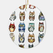 19Owls und 1Cat Keramikornament (Links)