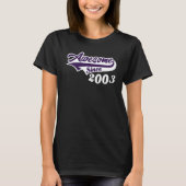 19th Birthday Awesome Since 2003 Age Of Perfection T-Shirt (Vorderseite)