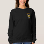 19th Hole Beer Time Left Chest Golf Sweatshirt (Vorderseite)