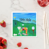 19th-Hole-Golftücher Serviette (Beispiel)
