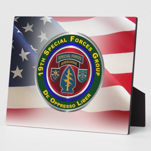 19th Special Forces Group (AIRBORNE) Fotoplatte (Seite)