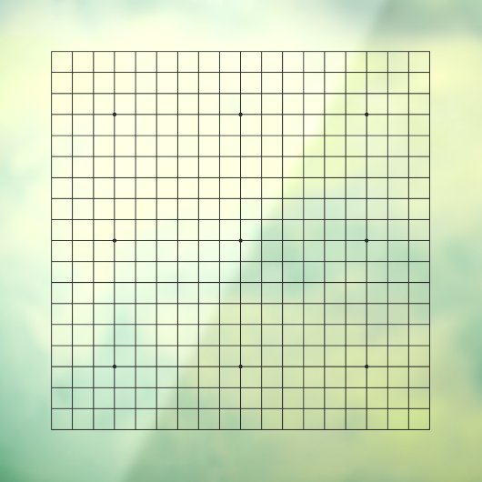 19x19 Demo Goban 200% Skalierbarkeit Verklammern Fensteraufkleber (Blatt 3)