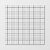 19x19 Goban Square Version individuell anpassbar Fensteraufkleber (Blatt)