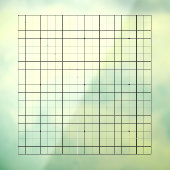 19X19 Goban Transparente, anpassbare Cling Decal Fensteraufkleber (Blatt 3)