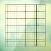 19X19 Goban Transparente, anpassbare Cling Decal