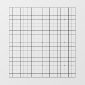 19X19 Goban Transparente, anpassbare Cling Decal Fensteraufkleber (Blatt)