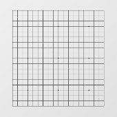 19x19 rektanglulärer Goban 200% Größenanpassung Fensteraufkleber (Blatt)