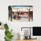 1. 日 本 橋, 広 重 Nihonbashi, Hiroshige, Ukiyo-e Poster (Heimbüro)