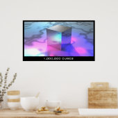 1.000.000 Kuben Poster (Küche)