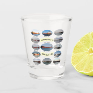 1.000-Fuß-Frachter auf den Great Lakes Schnapsglas