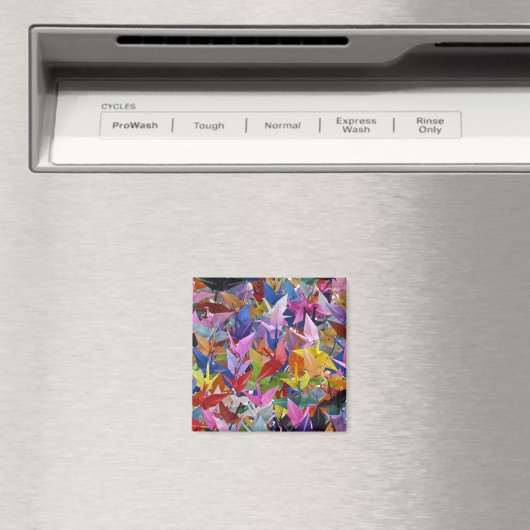 1.000 Origami Paper Cranes Foto Magnet (In Situ (Geschirrspüler))