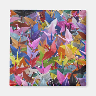 1.000 Origami Paper Cranes Foto Magnet