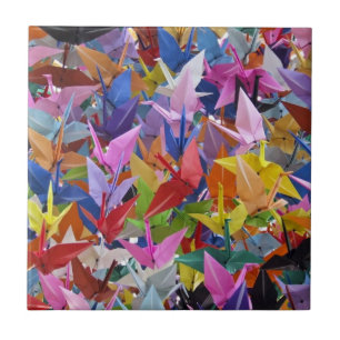 1.000 Origami Papierkran-Fliese Fliese