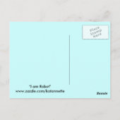 1-01 Roboter Postkarte (Rückseite)