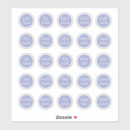 1.14" Lavendel Maßgeschneiderter Mini-Kosmetikjar Aufkleber