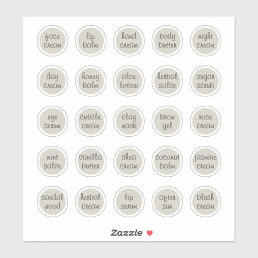 1.14" Silber Birch individuell anpassbarer Mini Ko Aufkleber (Blatt)