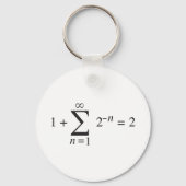 1 + 1 = 2 _ Summennotierung Schlüsselanhänger (Vorderseite)
