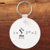 1 + 1 = 2 _ Summennotierung Schlüsselanhänger (Vorderseite)