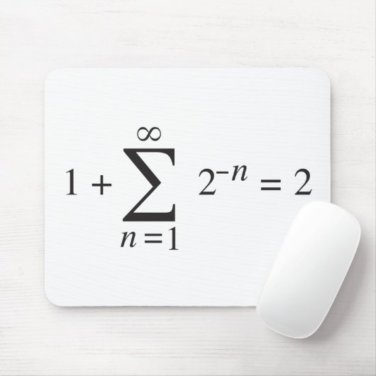 1 + 1 = 2 _Summierungsanmerkung Mousepad (Mit Mouse)