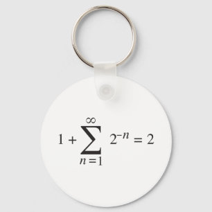 1 + 1 = 2 _Summierungsanmerkung Schlüsselanhänger