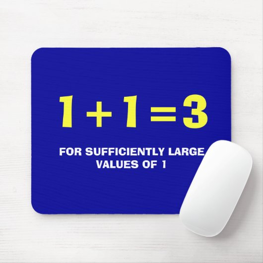 1+1=3 MOUSEPAD (Mit Mouse)