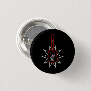 1 1/4 Zoll-Taste - Rock n' Roll Button