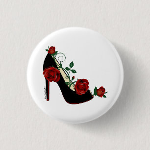 1 1/4 Zoll-Taste - Stiletto-Rose Button