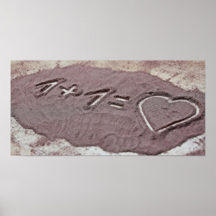 1 + 1 Equals Liebe Poster