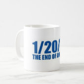 1/20/09 Ende eines Fehlers Kaffeetasse (Vorderseite Links)