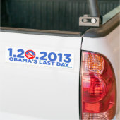 1.20.2009 Obamas letztes Dat bsZ Autoaufkleber (Auf Lkw)