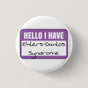 1,25" Abzeichen - ehlers-danlos - Syndrom Button