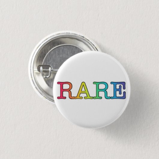 1,25" Abzeichen - SELTEN Button (Vorne & Hinten)