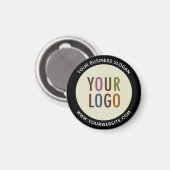 1.25" Round Custom Button Magnet Ihr Firmenlogo (Vorderseite/Rückseite)