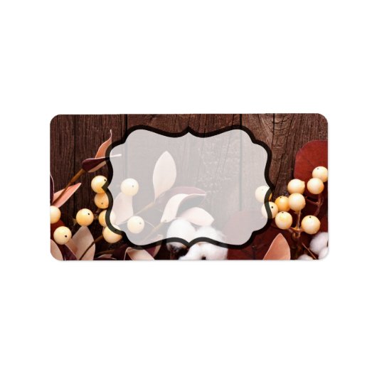 1.25"x2.75" Business-Mailing-Adressen Etikett Baum Adressaufkleber (Vorne)