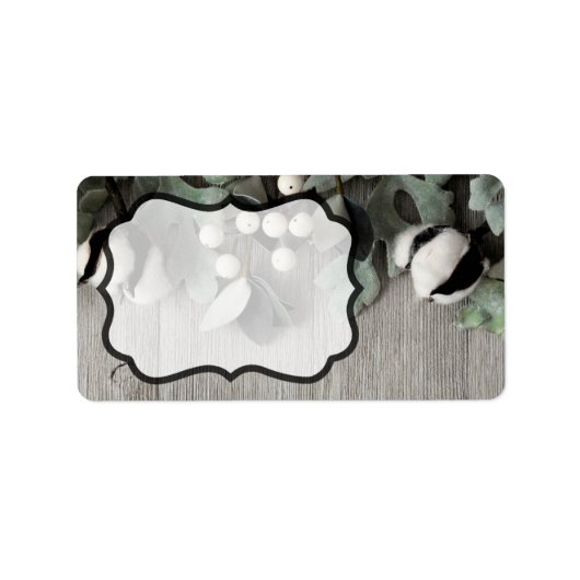 1.25"x2.75" Business-Mailing-Adressen Label-Baumwo Adressaufkleber (Vorne)