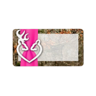 1.25"x2.75" E-Mail-Adresse des Ehepaares Doe Buck Adressaufkleber