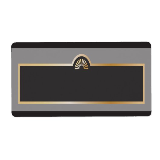 1.25"x2.75" E-Mail-Adresse Gatsby-Thema (Vorne)