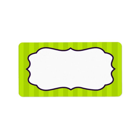 1.25"x2.75" E-Mail-Adresse Grün und Lila Adressaufkleber (Vorne)