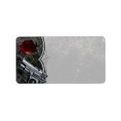 1.25"x2.75" E-Mail-Adresse Haunting Adeline Zade Adressaufkleber (Vorne)