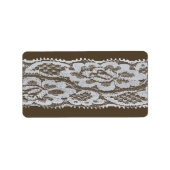 1.25"x2.75" E-Mail-Adresse Mason mit Rose Adressaufkleber (Vorne)