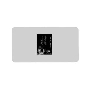 1,25"x2,75" Hershey's Miniatur Sweet 16 Silber Adressaufkleber