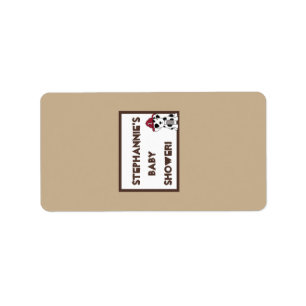 1,25"x2,75" Hershey's Miniature Nojo Fire Motor Adressaufkleber