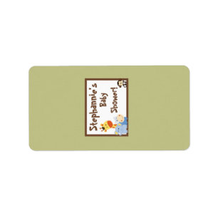 1,25"x2,75" Hersheys MiniaturJungle-Spiel Adressaufkleber