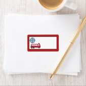 1.25"x2.75" Mailing-Adresse Nojo Fire Motor Adressaufkleber (Insitu)