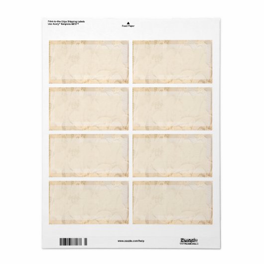 1.25"x2.75" Mailing-Adresse Perl & Lace (Vorne)